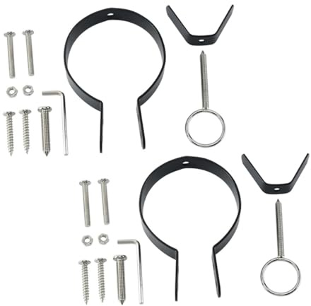 Zerodeko 2 Sets Spanish and Italian Ham Rack Accessories, Iron Ham Stand Replacement Parts with Easy to Clean and Reusable Features, for Home Kitchen Use
