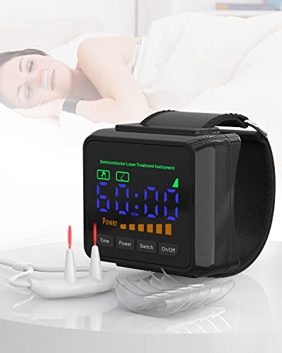 KTS Rotlichtlampe Für Das Handgelenk,Kaltlaser Zur Behandlung Von Bluthochdruck,Hyperlipidämie, Hyperglykämie,Infrarot-Therapie Zur Verbesserung Von Allergischer Rhinitis,Zur Förderung Des Schlafs