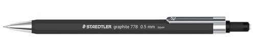 STAEDTLER Tryckpenna grafit, 0,5 mm, svart