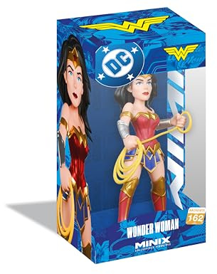 MINIX Bandai Figura de colección 12cm - DC - Wonder Woman - Coleccionables para Exhibición - Idea de Regalo - Juguetes para Niños Y Adultos - Fans De DC (MN21161)