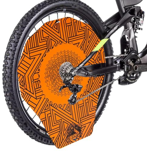 Freins À Disque Pour Housse De Vélo, Housse De Protection Nettoyage Chaîne De Vélo, Couvercle De Frein À Disque De Roue Vélos De Montagne, Prévention Taches Huile Anti-Pollution, Installation Facile