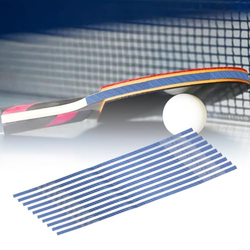Table Tennis Edge Tape 10pcs PU Protective Strip(Black 6mm)