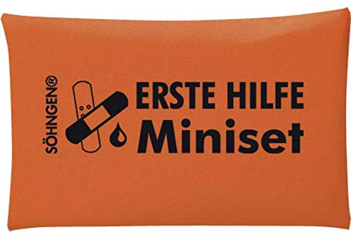 Söhngen 03070400 Erste Hilfe Miniset Orange, 3 Stück