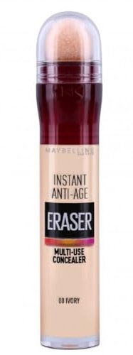 Maybelline New York - Anti-cernes/Correcteur Fluide - Instant Anti-Age L’Effaceur - Teinte : Ivoire (00) - 6,8 ml