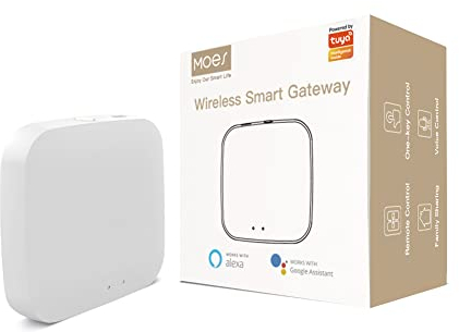 MOES Tuya ZigBee and BLE Multi-Mode Smart Home Gateway WiFi Mesh Hub Work with Tuya ZigBee or BLE Smart Home Devices