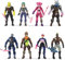 BSNRDX Kids' Play Action Figures, 8-Figure Pack Legendary Series Squad Mode, Series 6, Eight 4.5-inch Highly Detailed Figures Including Weapons, Harvesting Tools, Stands, and More