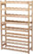 dobar® green label 29711FSCe Weinregal 56 Flaschen | Weinflaschenregal Massivholz unbehandelt | Weinständer für Keller/Küche | Flaschenregal Bausatz | 72 x 25 x 117,5 | Natur