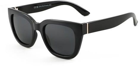 ZENOTTIC Cateye Polarisierte Sonnenbrillen für Damen Klassische Sonnenbrillen UV400 Schutz Retro-Schattierungen Designer Stil