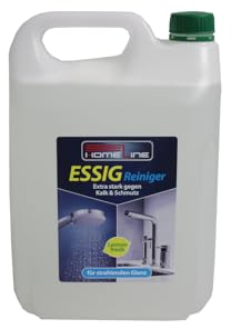 HOMELINE 5 Liter Essigreiniger Hygiene Entkalker Duft Lemon für Sanitär Küche Gastro extra stark zu Kalk und Schmutz