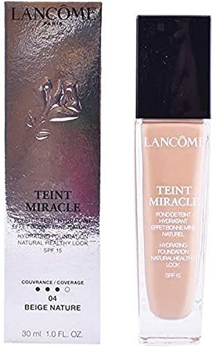 Lancôme Teint Miracle Bare skin foundation SPF15, 04 Beige Nature, 1er Pack (1 x 9 ml)