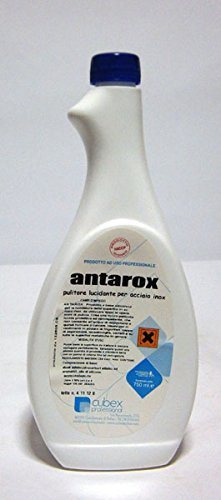 Detergente detersivo pulitore lucidante per acciaio inox ANTAROX 12X750 ml