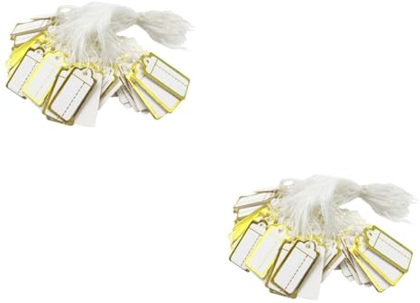 VILLCASE 1000stücke Preisetiketten Für Schmuck Hängende Karten Für Ohrringe Armbänder Beschriftbare Papiertags Für Schmuckgeschäfte Für Dekoration Und Projekte