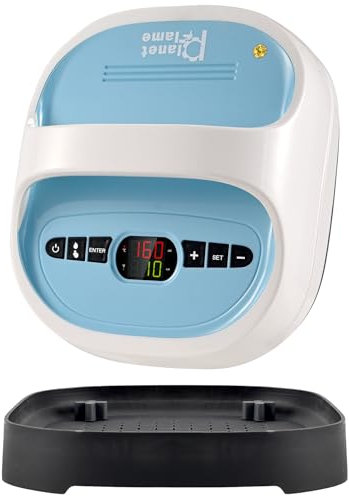 PlanetFlame Pressa a Caldo per Magliette Transfer Press 540W Pressa termica portatile 21 × 24 cm termopressa per fai da te, zaini, progetti in vinile (HTV) sublimazione