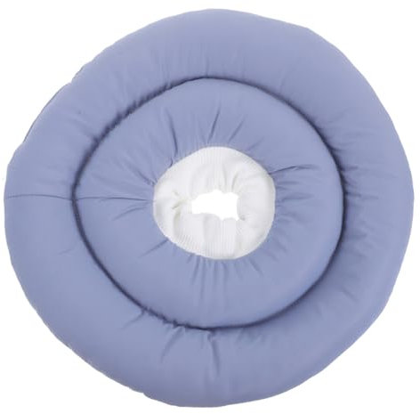 Supvox Weiches Kegelförmiges Hundehalsband Verstellbar Elisabethanisches Halsband für Bequemen Schutz Größe L