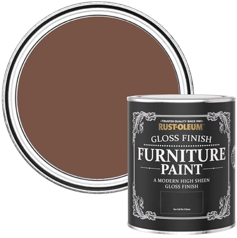 Rust-Oleum Furniture Paint in Gloss Finish - Faded Ember 750ml