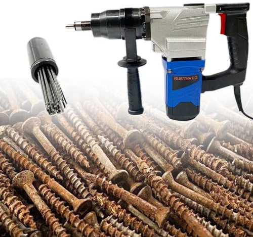 Scrostatore Elettrico Ad Aghi Pistola per la rimozione della ruggine, da 1100 W, strumento di pulizia di livello industriale per la rimozione di ruggine, scorie e vernice