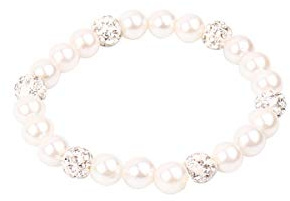 RUNXINTD Baby Girl Gift Children Jewelry Freshwater Pearl Bracelet for 2-11Years Baby Girl Christening Bracelet (5-11 Years old)… white