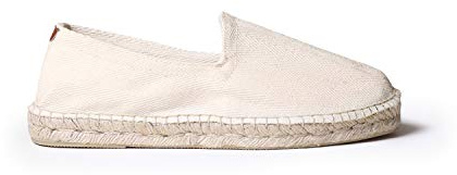 Men's fabric espadrille de algodón - MONTGRI - Ecru, 41 EU