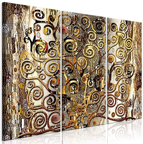 murando Cuadro Acústico Gustav Klimt 90x60 cm espuma acústica absorbe el sonido aislamiento lienzo de 3 piezas Decoración de Pared l-A-0047-b-e