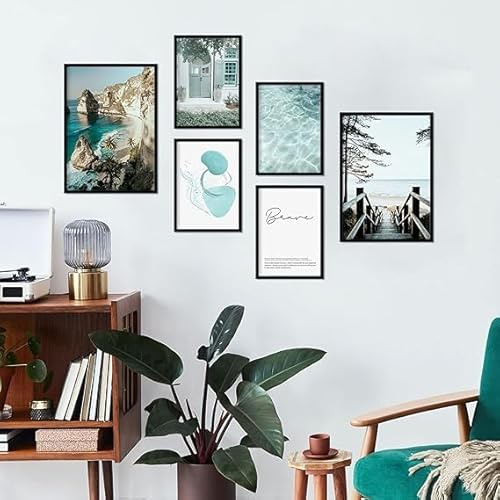 Nacnic ® - Set med 6 Fotografiska Konstposters Rom - Fotoposters för Inredningsdekoration - Dekorativa Väggbilder - Klassisk Konst för Modernt Vardagsrum