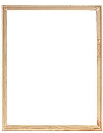 40 x 50 cm Wooden DIY Photo Frame, Brown, Rustic, Vertical, Wall Mount