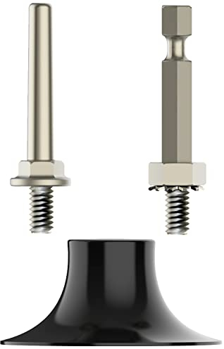 5.1 cm Disc Pad Halter, TSOAPX Einteiliger Design Scheiben Halter mit 1/4 Zoll Schaft, Schneideisen Schleifmaschine Zubehör zum Polieren von Oberflächen Vorbereitung Schnellwechsel Schleifscheiben