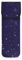 Pzuqiu Starry Sky - Funda para plancha plana resistente al calor, bolsa de almacenamiento para rizar el cabello, elegante bolsa organizadora para alisar el cabello