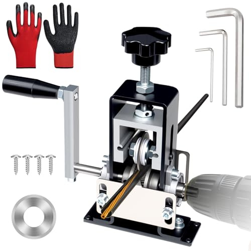 TORRIDE Manual Wire Stripping Machine Gauge Wire 0.06-1 inches,Scrapping Copper Wire Peeler Machine,Drill Powered Hand Crank Wire Stripper Tool for Scrap Copper Recycling