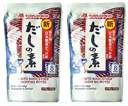 Pamai Pai® Doppelpack: 2 x 48g Dashino Moto Würzpulver (Dashi) PORTIONIERT für Miso