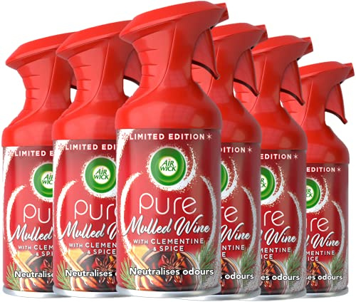 Airwick Pure luftrenare glöggdoft, 6 spraypuffar x 250 ml, 3099800