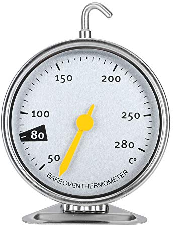 Termometro da forno con quadrante grande in acciaio inossidabile con gancio Cucina da cucina Misuratore di misurazione Termometro da cucina Strumenti da cucina 50-280