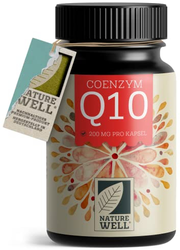 Q10 Kapseln hochdosiert 120x mit 200mg Coenzym Q10 pro Kapsel - hochwertiges Coenzym Q10 Ubichinon aus Fermentation - laborgeprüft mit Zertifikat - Vorrat für 4 Monate - 100% vegan