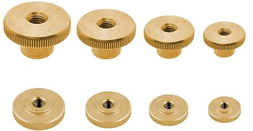 Rändelmutter Messing Hohe Form (DIN 466), Flache Form (DIN 467) M3 M4 M5 M6 M8 M10 (Hohe Form (DIN 466), M5)