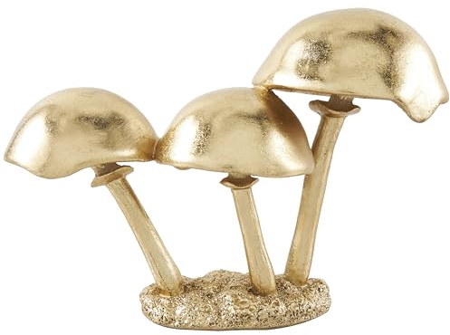 Deco 79 skulptur, konstgjord sten, guld, S storlek