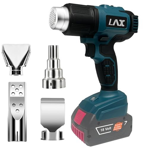 Pistola ad aria calda per sistema Bosch Professional da 18 V, pistola termica a riscaldamento rapido per saldatura di tubi termoretraibili, per elettronica, resina, pellicola termoretraibile