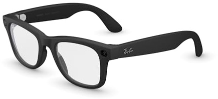 Ray-Ban Meta (Gen 2) Wayfarer, Matte Black, Clear lenses | Gen 2 Wayfarer, Matte Black, Clear