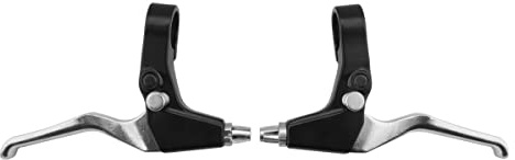 Sunlite Locking Brake Levers, 22.2mm Clamp, Black/Silver