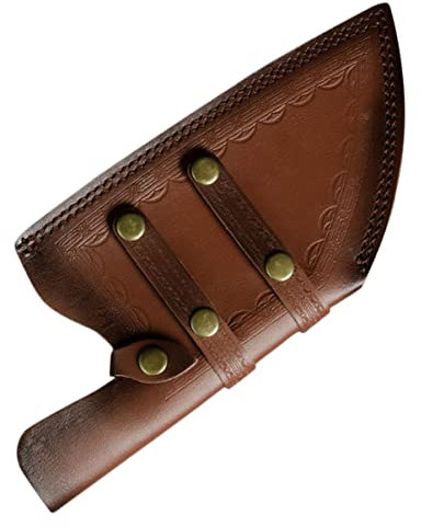 Cabilock Estuche De Cuero para Cuchillos De Cocina Cortadora De Cocina De Chef Fundas Universales para Cuchillos De Carnicero De Cuero Bolsillo Piel Placa De Protección