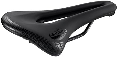 Selle San Marco SHORTFIT 2.0 Comfort Dynamic - Sella per Bicicletta Strada, Leggera, Extra Imbottitura, Foro Anatomico, Rail Resistente Manganese - Taglia L3, Nero