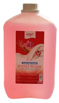 Ican London Rose Hand Wash Liquid Refill, 5 Litres