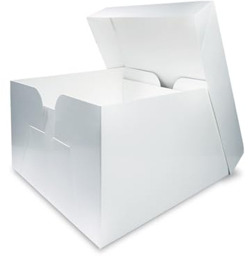 7 Inch Cake Box - Pack of 5 White Transport Boxes
