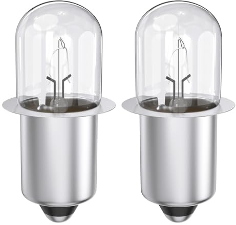EAGLEGGO 18 Volt Xenon Bulb for M18 Flashlight, V18 Worklight, Replace 49-24-0171 49-24-0165 49-24-0160 49-81-0030-2 Pack