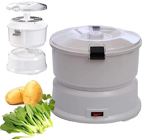 JINTAOMA éPlucheur De Pommes De Terre Automatique, éPlucheurs De LéGumes éLectriques, éPlucheur De Pommes De Terre Rotatif, éPlucheur De Pommes De Terre pour La Cuisine, Machine Rotative à Salade
