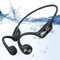 BEARTAIN Cuffie Conduzione Ossea Cuffie da Nuoto IP68 Cuffie Auricolari Aperte Impermeabili, Cuffie Sportive Bluetooth Wireless, Memoria 32G Lettore MP3 Per Nuoto, Corsa, Ciclismo, Subacquee