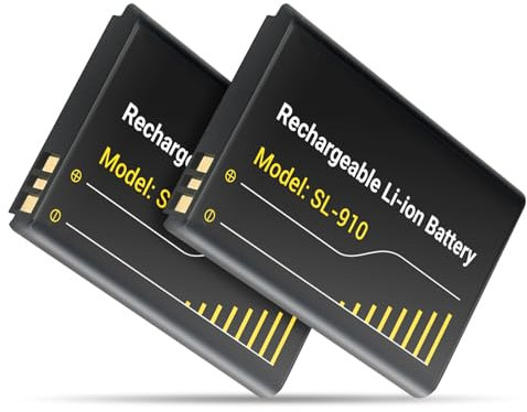 2 Stück Ersatzakku für Siemens Gigaset SL910, SL910A, SL910H Telefon Ersatz Akku V30145-K1310K-X447,V30145-K1310K-X447-0-HY,V30145-K1310-X447