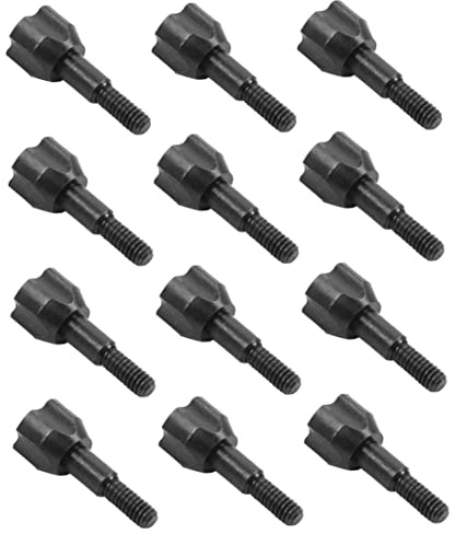 Xoeryoy Metal Arrow Tips Archery Arrowheads Broadheads Stump Arrow Head with Storage Case 12PCS