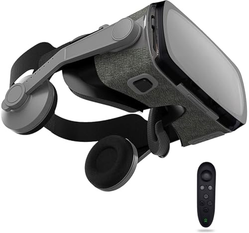 VR Brille, Virtual Reality Headset, 3D Handy Brille 110° FOV HD Anti-Blau Linsen, 3D VR Glasses, Unterstützt 4,7–7,2 Zoll Smartphones, Kinder und Familie(F)