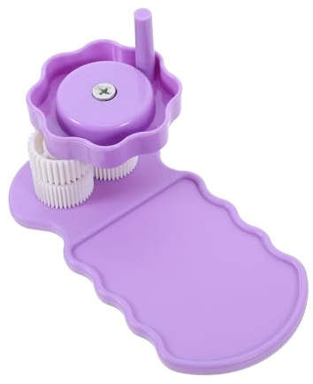 DIYEAH Herramienta de Quilling para Papel Ondulado Máquina Rizadora de Papel de Plástico Ligera y Portátil Herramienta de Bricolaje para Manualidades Efecto de Pliegues Uso Artesanal
