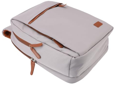 Hamwesh Reseryggsäck, 20 35L 180 öppningsbar USB-laddningsport Vattentät Bärryggsäck Laptopväska med Justerbara Axelremmar för 16-tums Bärbar Dator Dagliga Resor Essentials (Ljusgrå)