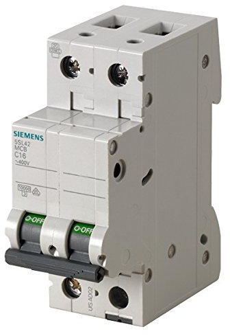 Siemens 5sl4 – Leitungsschutzschalter 10 kA curva-d 2 polig 6 A 70 mm